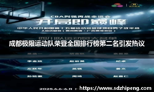 成都极限运动队荣登全国排行榜第二名引发热议